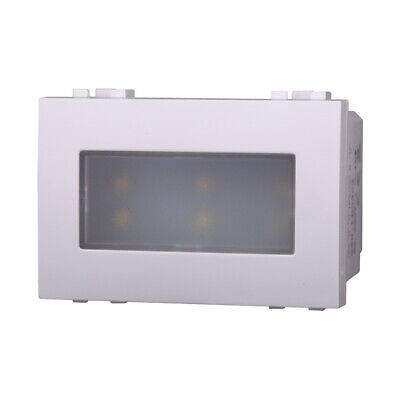 ETTROIT Lampada Led Segnapasso 3P 220V Bianco 6000K Compatibile Con Bticino