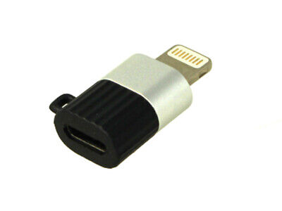 Adattatore Da Micro USB Femmina a Lightning Maschio Con Portachiave Incluso