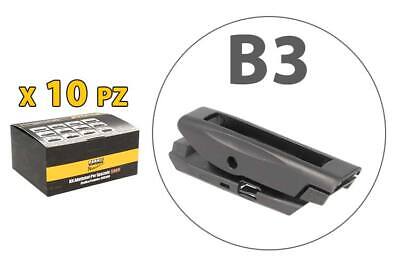 Kit 10 Attacchi B3 Per Spazzole Tergicristallo Carall S985 Flat e T191 Ibrida
