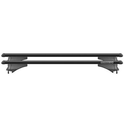 MENABO Tiger Black Barre Da Tetto Flush Rails 120cm (Rail Integrati) Made In