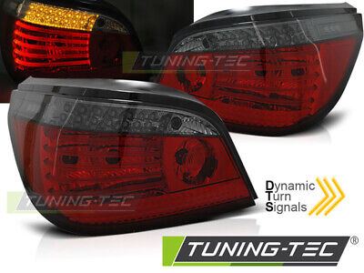 LED TAIL LIGHTS RED SMOKE SEQ fits E60 07.03-07