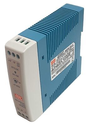 MeanWell MDR-20-5 Alimentatore Guida DIN 20W 5V 3A Input 220V e 110V Barra Rail