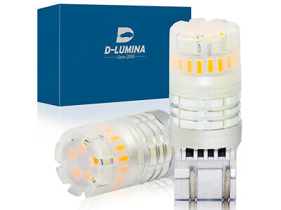 Lampada Led T20 7443 7440 Canbus Arancione Ambra 12V No Polarita IP67