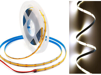 24V Bobina Led COB 10W/M 120LM/W 1200LM/M Bianco Caldo 2700K CRI 90 IP20 <table