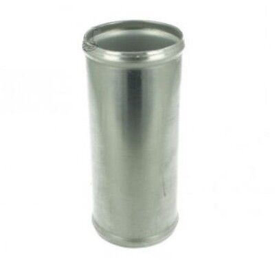 Manicotto Giunto Tubo Raccordo Connettore ALLUMINIO (15cm) 50mm con Bordino