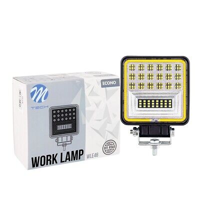 Faro di Lavoro M-TECH ECONO 4" 42xSMD3030 +Halo - Square 42W 10-30V Spot