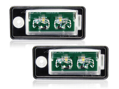 Kit Luci Targa Led Q7 A4 A3 A8 A6 S6 Canbus 6000K 10W 12V IP67