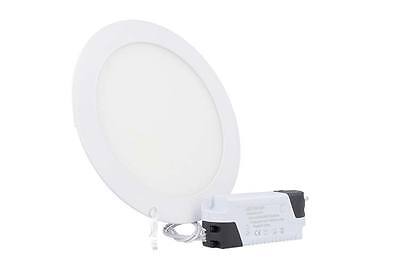 Lampada Faretto Pannello Led Da Incasso Rotondo 12W=100W Bianco Caldo Diametro