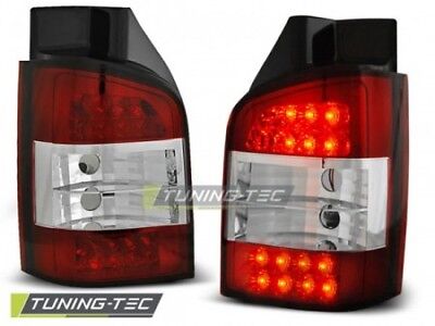 Faro Fanale Tuning T5 04.03-09 Rosso/Bianco LED