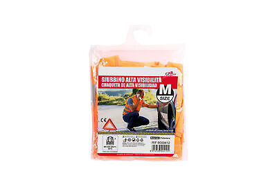 Gilet Catarifrangente Arancione Taglia M <ul><li>Gilet ad alta visibilità