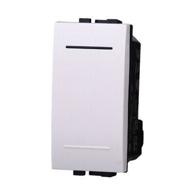 ETTROIT Invertitore 1P 16A Unipolare Colore BIANCO Compatibile Con Bticino