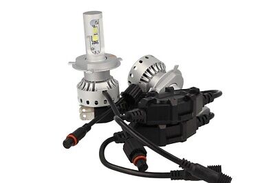 Kit Full Led Canbus H4 40/40W 5000 Lumens Con Ventilatore 12V 24V 4 Cree XHP 50