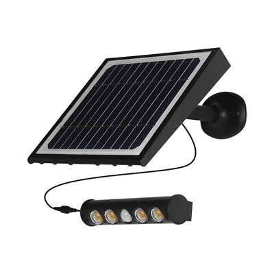 Lampada LED da giardino 8W Con Pannello Solare 4000K Sensore PIR IP65 SKU-6849