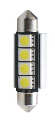 Lampada Led Diodo LED L308 C5W 41mm 4xSMD5050 RAD. CANBUS bianco
