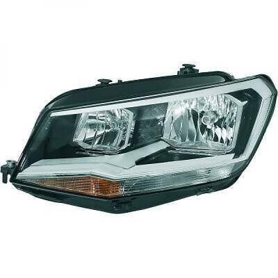 Faro fanale anteriore sinistro CADDY 15- HELLA H7+H7 con motorino per reg. e
