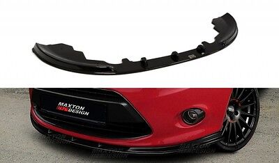 Fiesta MK7 2008-2013 Spoiler Sottoparaurti Lama Anteriore Nero Opaco