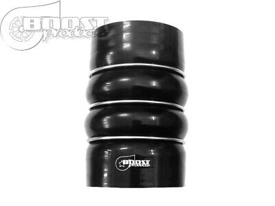 Connettore in silicone con doppia gobba. 63mm. nero