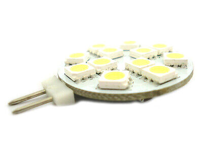 Lampada LED G4 Bispina 10V-30V Bianco Caldo Per Camper Casa Camion 12V e 24V <p