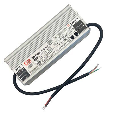 MeanWell HLG-320H-24A Alimentatore Led Driver CV CC IP67 320W 24V 13,34A Input