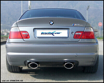 E46 M3 3.2 COUPE 6M (343CV) 2001-- Posteriore con uscita ovale 150X105