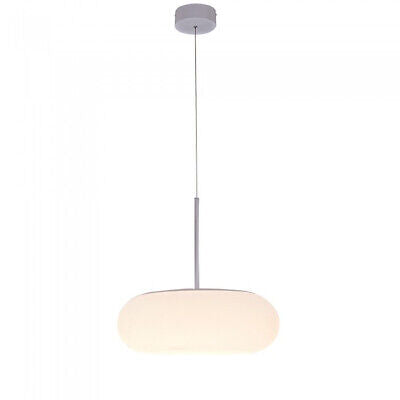 Lampada Led A Sospensione Moderna Rotonda Colore Bianco Diametro 500mm 40W