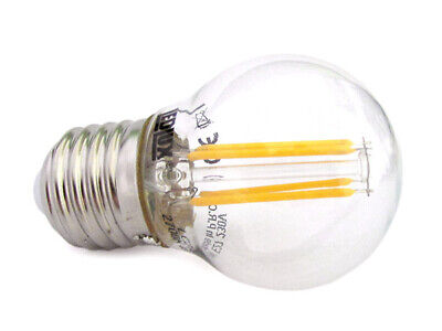 Lampada Filo Led a Filamento Zaffiro Sintetico E27 G45 4W 360 Gradi Bianco Cald