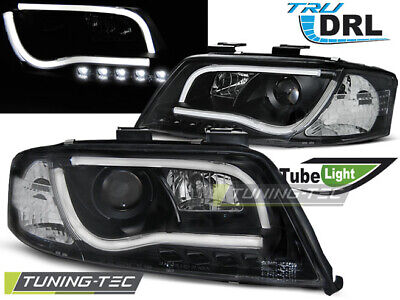 FARI TUBO LUCE DRL NERO per A6 05.97-05.01