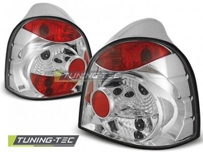 Coppia Fari Fanali Posteriori Tuning TWINGO 1993-2007 Cromato cromati