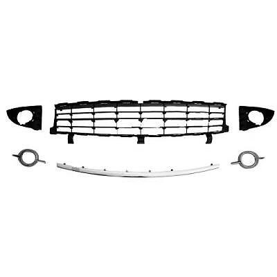 Coppia griglie paraurti SCENIC 06-09 con Listello cromato per