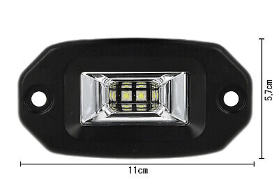 Fanale Luci Diurne A Led DRL Work Light Faro Da Lavoro Cree 10W 12V 24V Per Aut