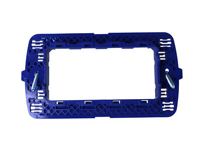 ETTROIT Supporto 4P Serie Space 4 Posti Compatibile Con Bticino Living