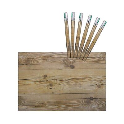 6 Rotoli Carta Adesive Per Mobili 45X200cm Legno da Parati Autoadesive