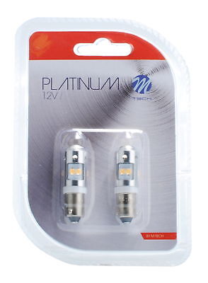 Coppia Lampade lampadine  Led Blister 2x LED Ba9s 8x2828SMD 10-30V CANBUS bianco