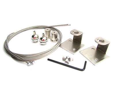 Kit Staffe Fissaggio A Sospensione Per Lampada Plafoniera Led Codice SV1260 <p