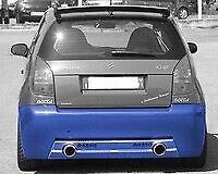 C2 04> Paraurti posteriore targa ribassata 2 p.z. FORNITO SENZA