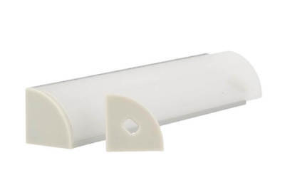 Coppia Tappi Tappini Termine Per Chiusure Profilo Alluminio Angolare Slim BA161