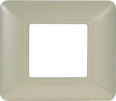 ETTROIT Placca Plastica Serie Solar 2P Colore Sabbia Compatibile Con Bticino