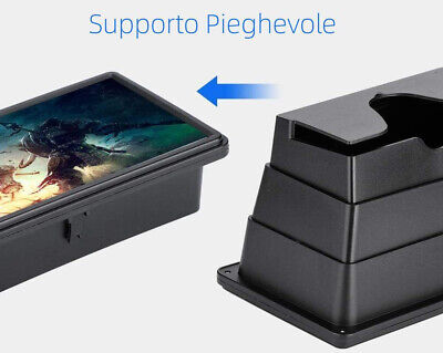 Lente Ingrandimento Smartphone 8'' Per Schermo Cellulare Supporto Pieghevole