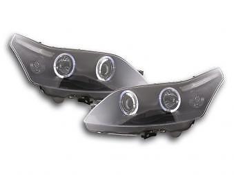 Coppia Fari Fanali Anteriori Tuning C43/5 porte L 04- nero