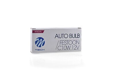 LOTTO DI 10 PEZZI Lampada M-TECH C10W 12V/10W T11x41 SV8.5