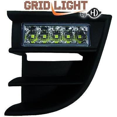 Coppia Luci Diurne Dayline DRL OCTAVIA 08- cromate con griglia di support