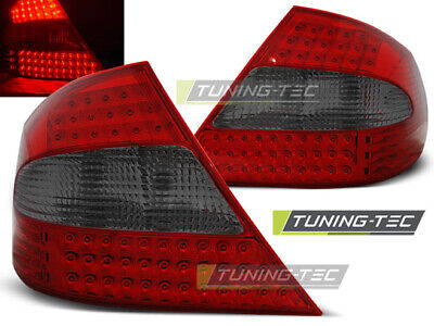 FANALI POSTERIORI A LED ROSSO FUMO per CLK W209 03-10