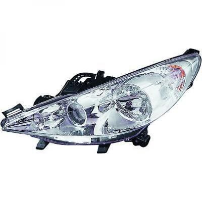 Faro anteriore sx 207 06-12 luce curva H7+H7+H1 DEPO motor reg el 620896