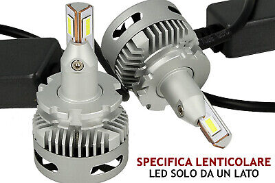 Kit Full Led Canbus Lampada D1S D1R D3S 45W 12V 24V Faro Lenticolare Piu Luce
