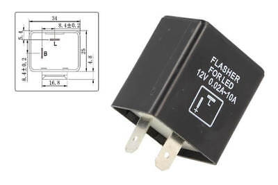 Flasher LED Lampeggiatore Rele Relay 2 PIN 12V (modello FLL55F) Frecce Moto