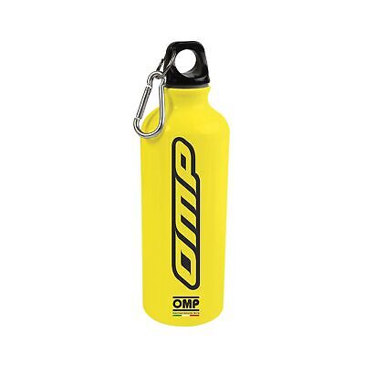 Borraccia in alluminio con moschettone. 800ml Colore giallo