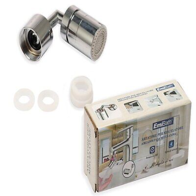 Areatore Rubinetto Girevole 360&deg; Rompigetto Filettatura Da 22-24mm