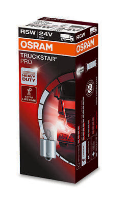 Alogena OSRAM TRUCKSTAR PRO +100% BA15s 5W 24V R5W