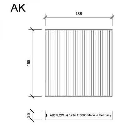 Filtro abitacolo al carbone attivo X3/X4