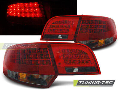 FANALI POSTERIORI A LED ROSSO FUMO per A3 8P 04-08 SPORTBACK
